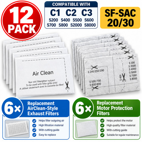 Pack airclean exhaust - 12,